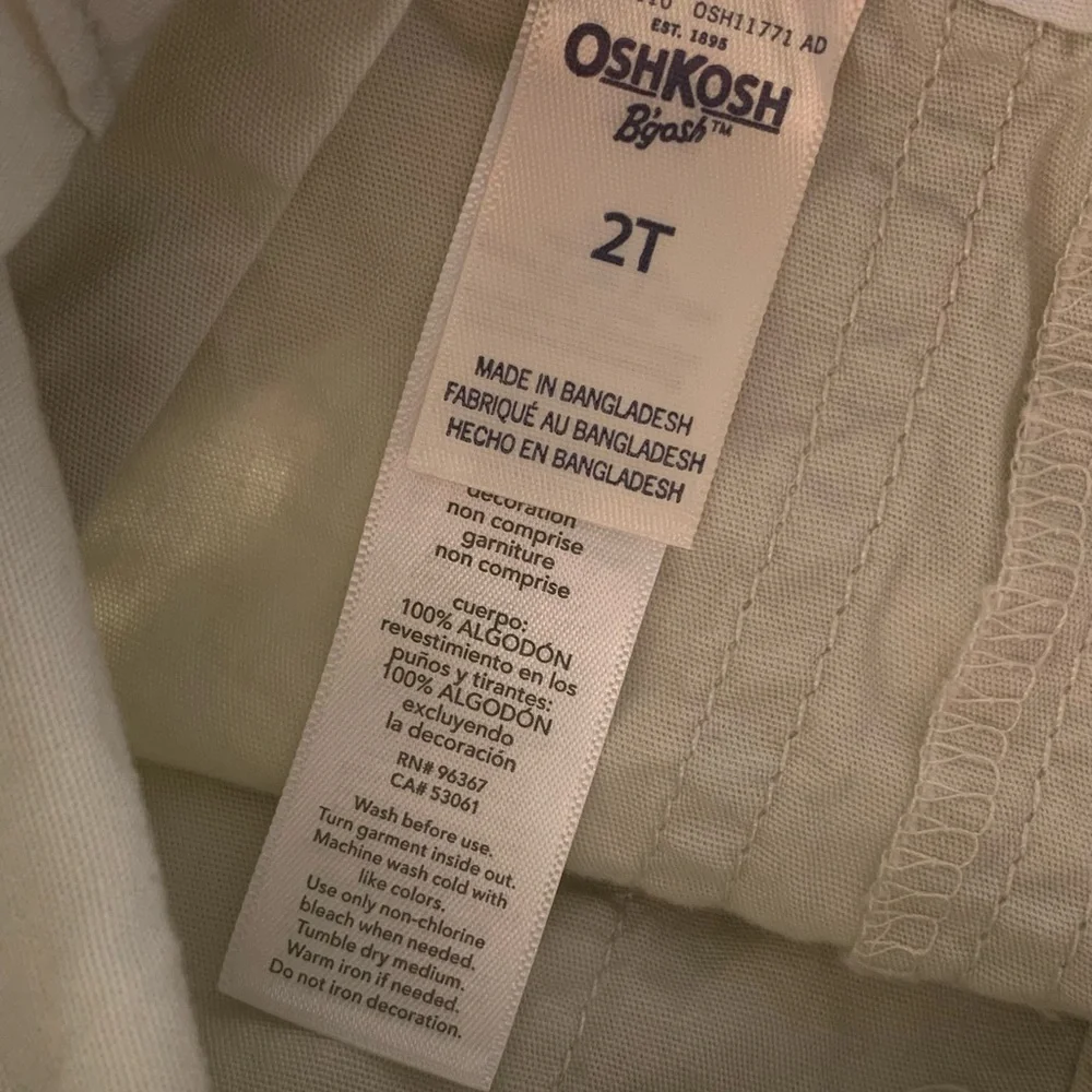 OshKosh B’Gosh Toddler Boy’s Tan Overalls